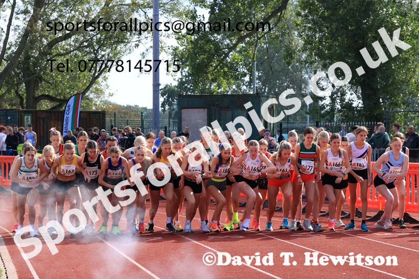 Womens Under-17s, 2024 Northern Mens 6 and Womens 4 and Youngsters Relays, Stanley Park, Blackpool.  Photo: David T. Hewitson/Sports for All Pics
